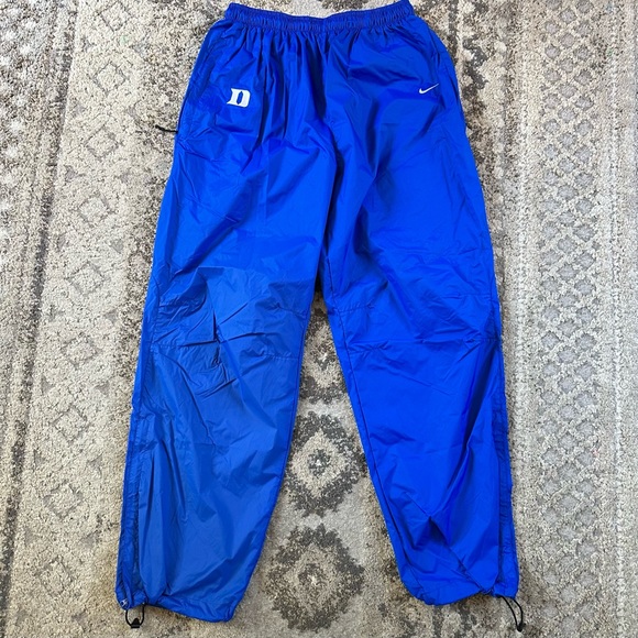 Nike x Duke Basketball Warmup Nylon Sweatpants Large